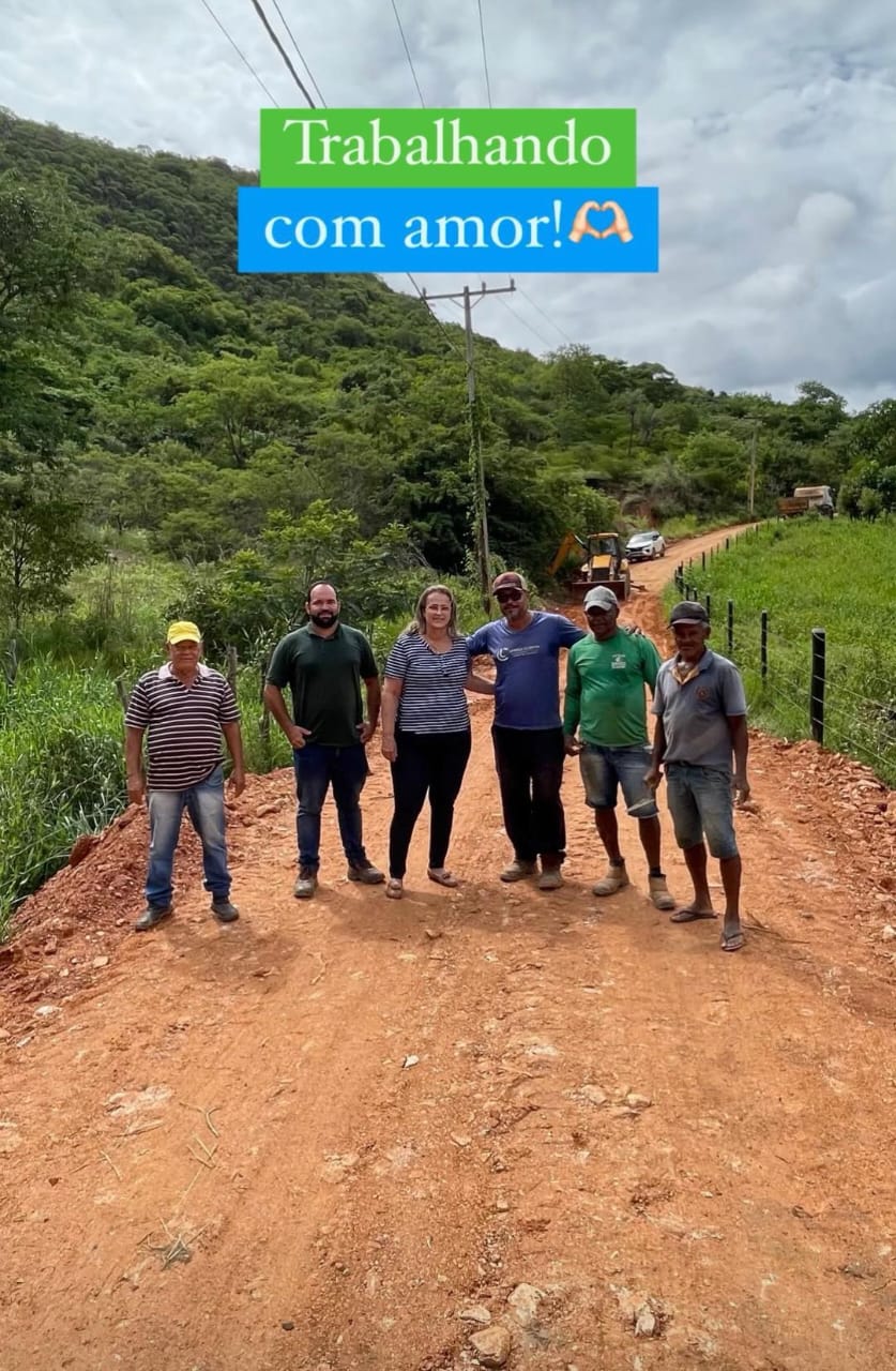 PREFEITA JOANINA VISITA OBRAS DE INFRAESTRUTURA NO INTERIOR DO MUNICÍPIO DE LIVRAMENTO