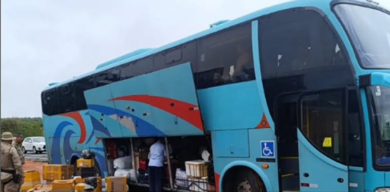 Polícia Rodoviária apreende carga de eletrônicos e óculos sem nota fiscal, em Caetité