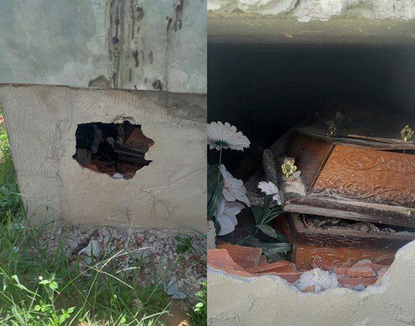 Ladrão viola túmulo de idosa e furta celular em Palmas de Monte Alto.