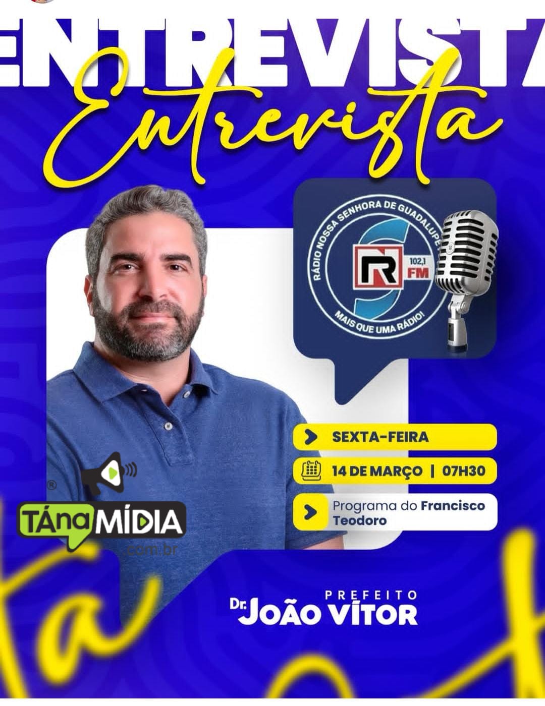 EM ENTREVISTA NA RÁDIO GUADALUPE O PREFEITO JOÃO VITOR DE RIACHO DE SANTANA ANUNCIA QUE GRANDES INVESTIMENTOS CHEGARÃO NO MUNICÍPIO DURANTE SEU MANDATO