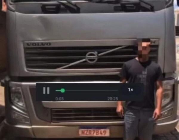 Caminhão de Caetité é roubado e motorista foi liberado um dia após o crime.