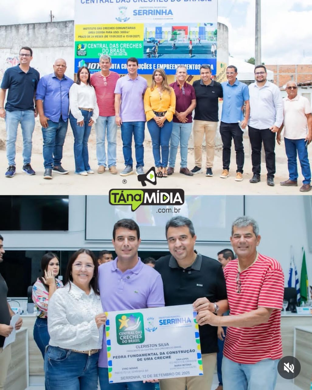 ADRIANO LIMA CUMPRE AGENDA EM SERRINHA E ACOMPANHA ASSINATURA DA ORDEM DE SERVIÇO PARA CONTRUÇÃO DE CRECHES NO MUNICÍPIO