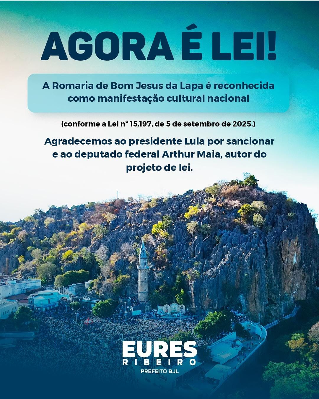 Bom Jesus da Lapa: Romaria é oficialmente reconhecida como patrimônio cultural do Brasil