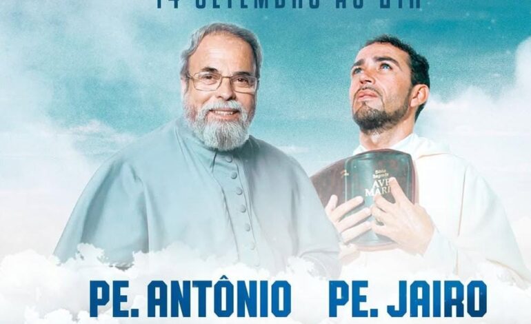 Romaria em Bom Jesus da Lapa terá shows dos padres Antônio Maria e Jairo Silva no próximo sábado