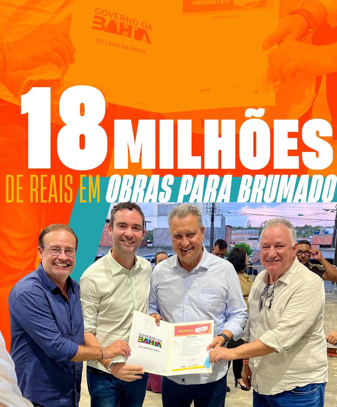 Representatividade do Deputado Estadual Felipe Duarte tem direcionado diversos benefícios para o município de Brumado e demais cidades da Bahia