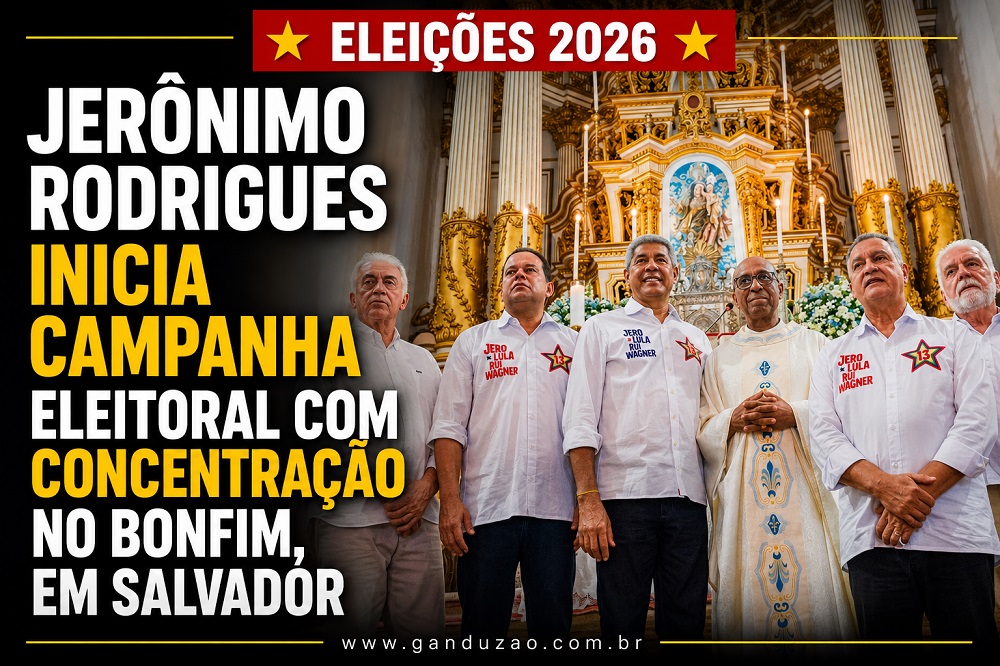 Jerônimo Rodrigues inicia campanha eleitoral com concentração no Bonfim, em Salvador