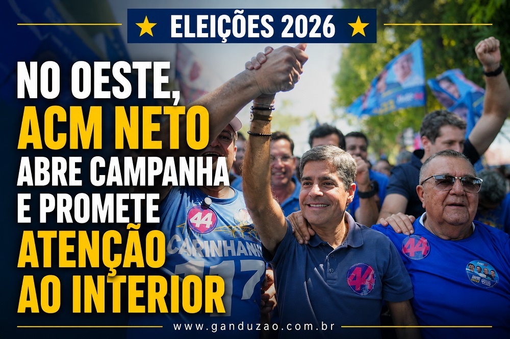 No Oeste, ACM Neto abre campanha e promete atenção ao interior